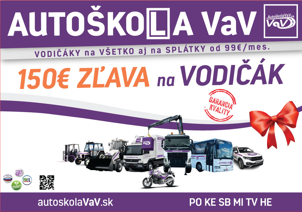 150€ zľava na vodičák