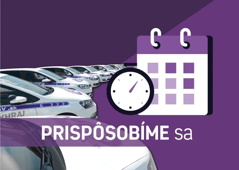 Vyberáte si auto, inštruktora aj čas kondičných jázd