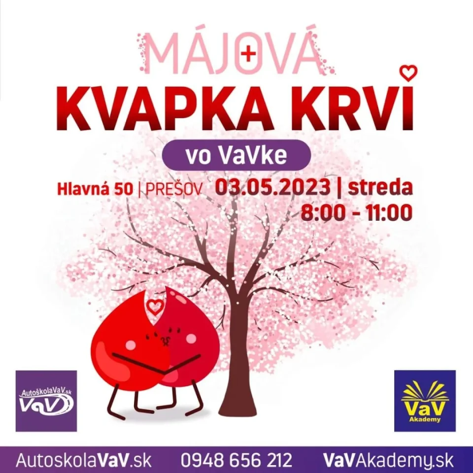 Májová kvapka krvi 2023