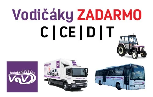 Vodičák C | CE | D | T - ZADARMO