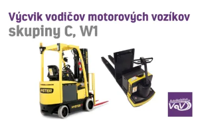 VZV - Výcvik vodičov motorových vozíkov skupiny C, W1