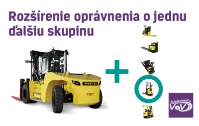 VZV - Rozšírenie oprávnenia o jednu ďalšiu skupinu